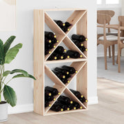 Vinfad 2 pcs Naturfarvet 62 x 25 x 62 cm Massiv fyrretræ