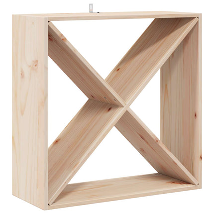 Vinfad 4 pcs Naturfarvet 62 x 25 x 62 cm Massiv fyrretræ