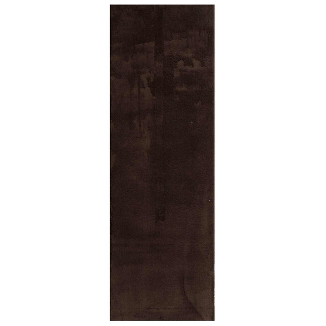 Medium luv blød og vaskbar tæppe HUARTE Brun 250 x 80 cm