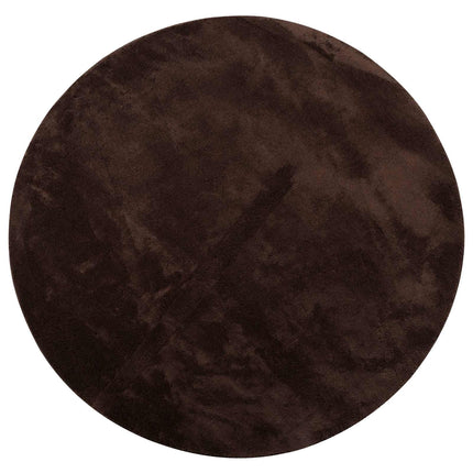 Medium luv blød og vaskbar tæppe HUARTE Brun Ø 200 CM Polyester