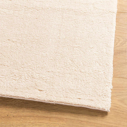 Medium luv blød og vaskbar tæppe HUARTE Beige 80 x 500 cm
