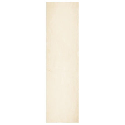 Medium luv blød og vaskbar tæppe HUARTE Creme 80 x 750 cm