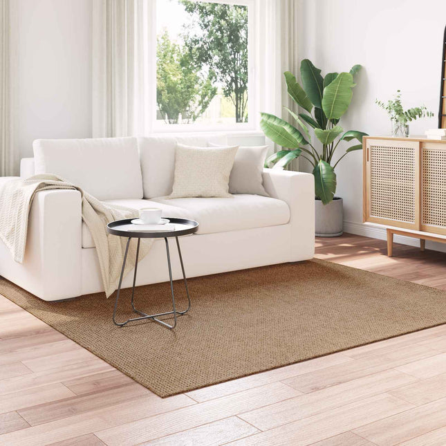 Indendørs og udendørs tæppe AGIRA Naturfarvet 200 x 200 cm
