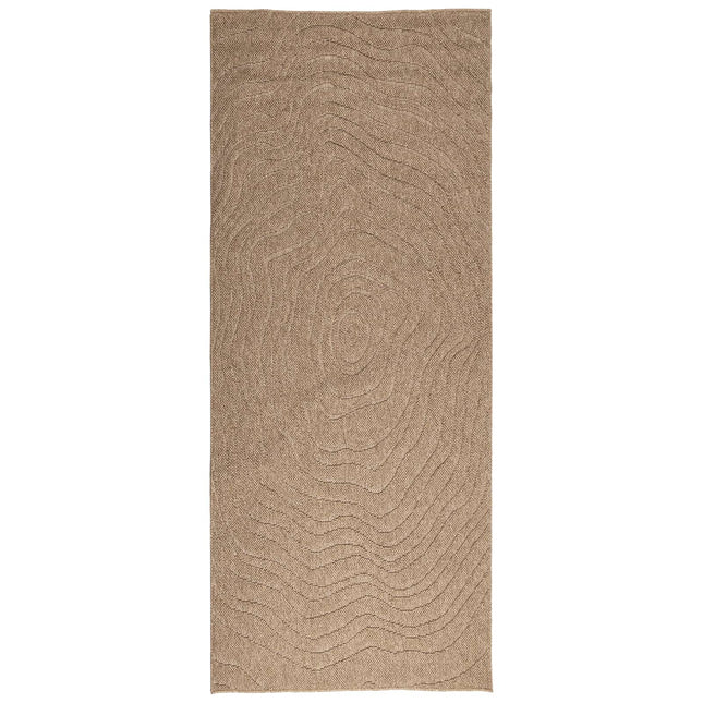 Indendørs og udendørs tæppe AGIRA Naturfarvet 200 x 80 cm