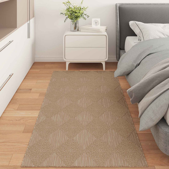 Indendørs og udendørs tæppe AGIRA Naturfarvet 150 x 80 cm