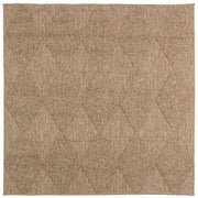 Områdetæpper Firkantet AGIRA Naturfarvet 200 x 200 cm Polyester