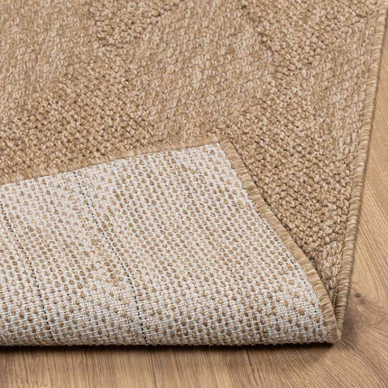 Områdetæpper Firkantet AGIRA Naturfarvet 240 x 240 cm Polyester