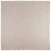 Områdetæpper Firkantet FARO Creme 120 x 120 cm Polyester