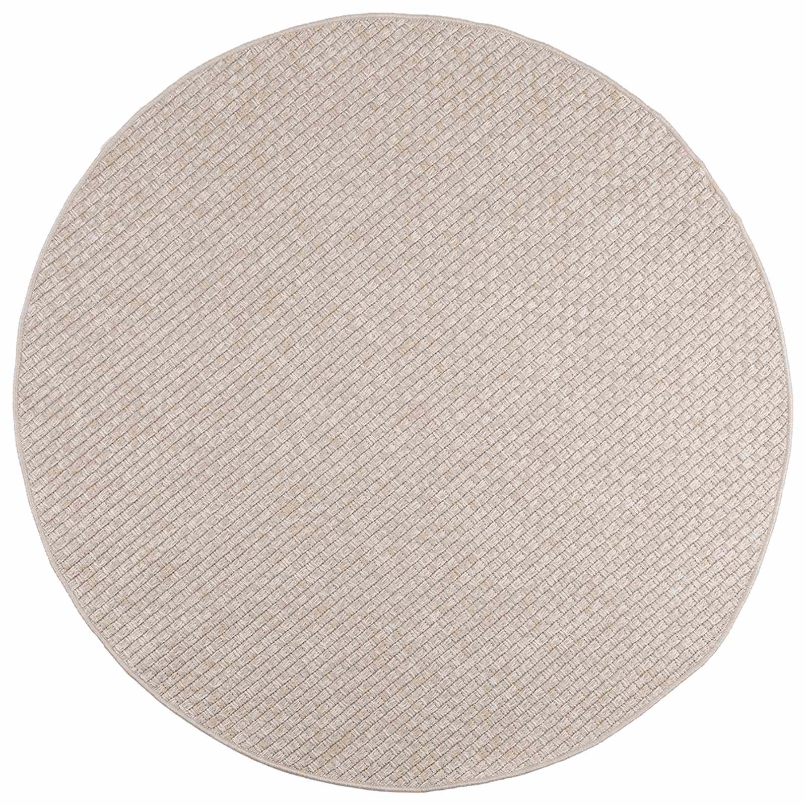 Områdetæpper Rund FARO Creme Ø 160 CM Polyester