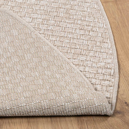 Områdetæpper Rund FARO Creme Ø 200 CM Polyester