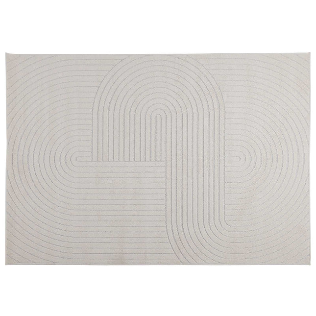 Indendørs og udendørs tæppe PALMERAS Creme 230 x 160 cm