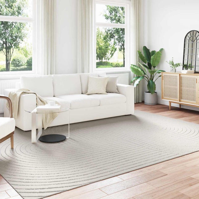Indendørs og udendørs tæppe PALMERAS Creme 340 x 240 cm