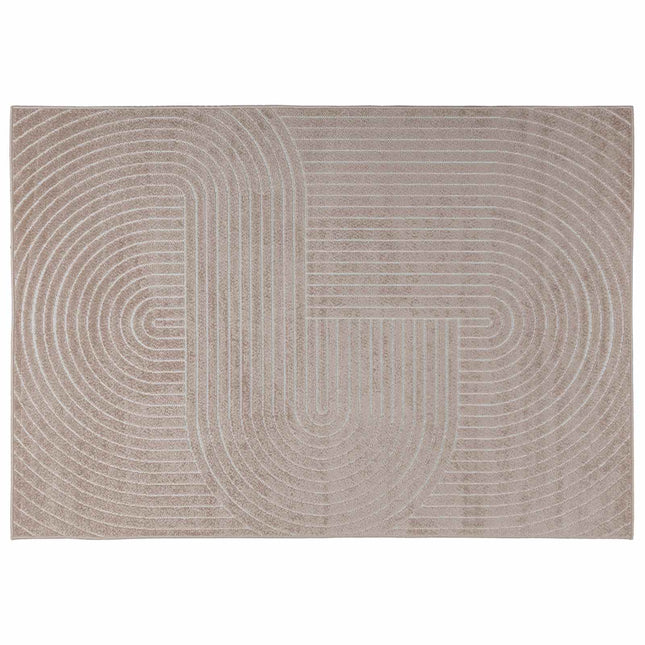 Indendørs og udendørs tæppe PALMERAS Beige 170 x 120 cm