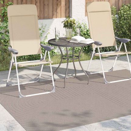 Områdetæpper Rektangulær PALMERAS Beige 200 x 140 cm Polyester