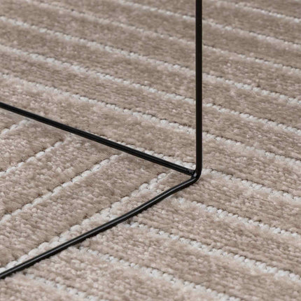 Områdetæpper Rektangulær PALMERAS Beige 230 x 160 cm Polyester