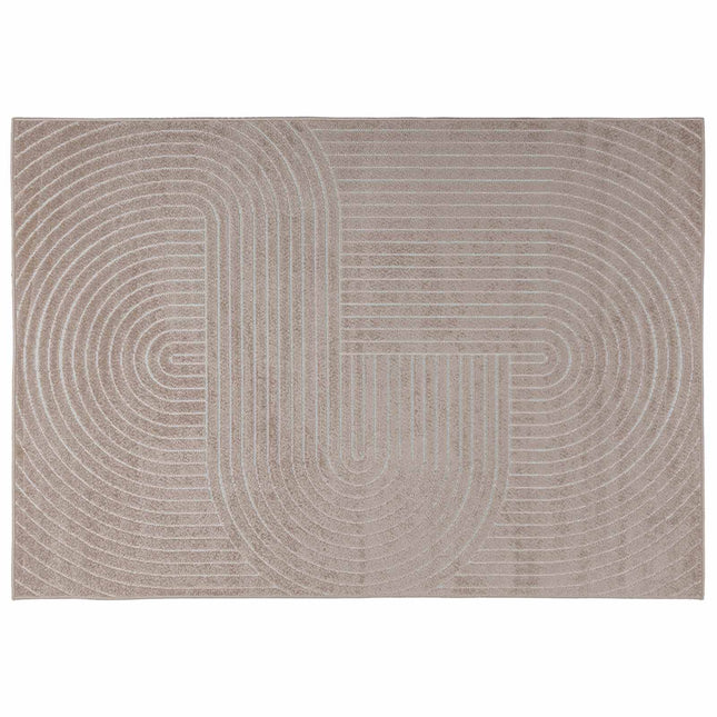 Indendørs og udendørs tæppe PALMERAS Beige 340 x 240 cm
