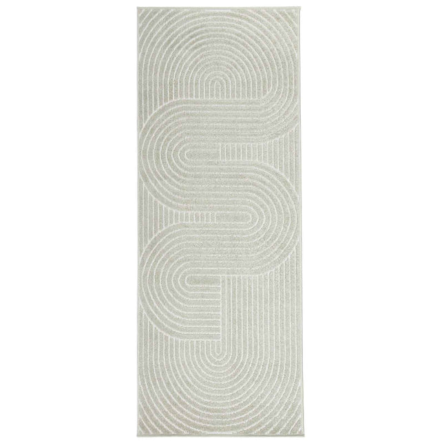 Indendørs og udendørs tæppe PALMERAS Grøn 80 x 200 cm Polyester