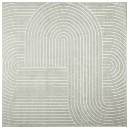 Indendørs og udendørs tæppe PALMERAS Grøn 120 x 120 cm