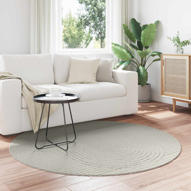 Indendørs og udendørs tæppe PALMERAS Grøn Ø 200 CM Polyester