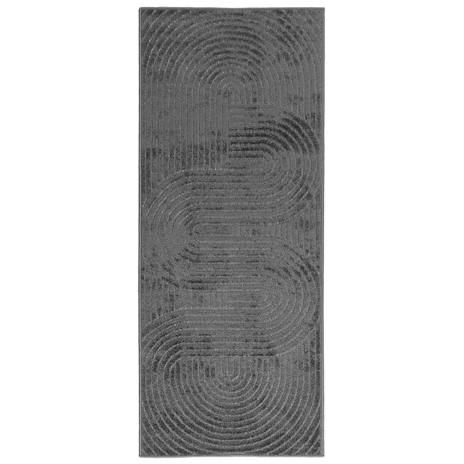 Områdetæpper Rektangulær PALMERAS Antracit 150 x 80 cm