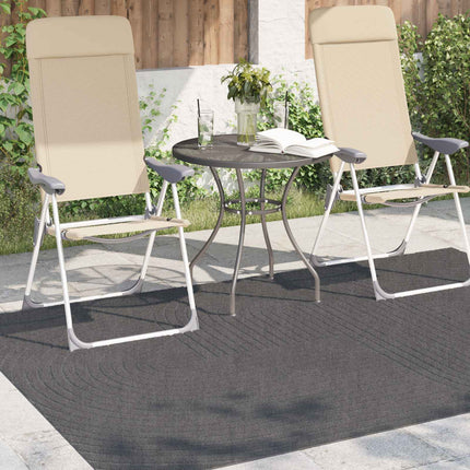 Områdetæpper PALMERAS Antracit 170 x 120 cm Polyester
