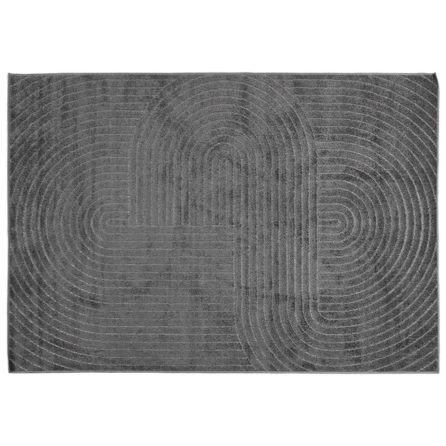 Indendørs og udendørs tæppe PALMERAS Antracit 200 x 140 cm