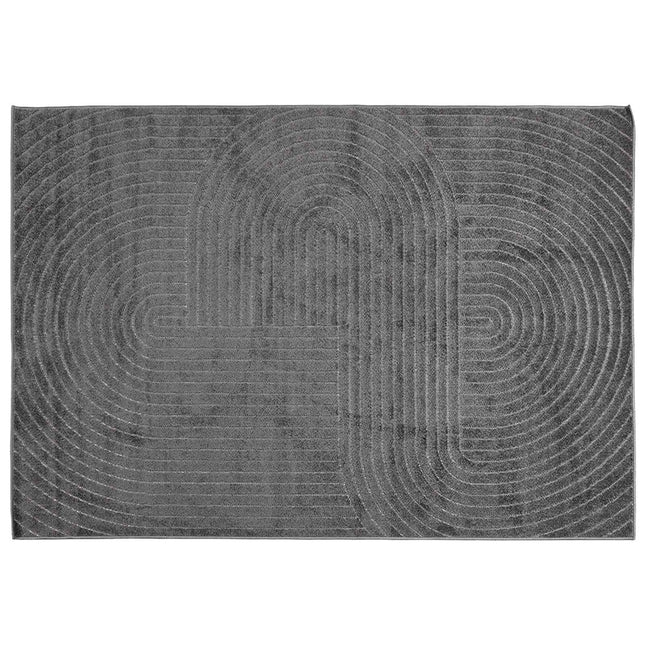 Indendørs og udendørs tæppe PALMERAS Antracit 340 x 240 cm