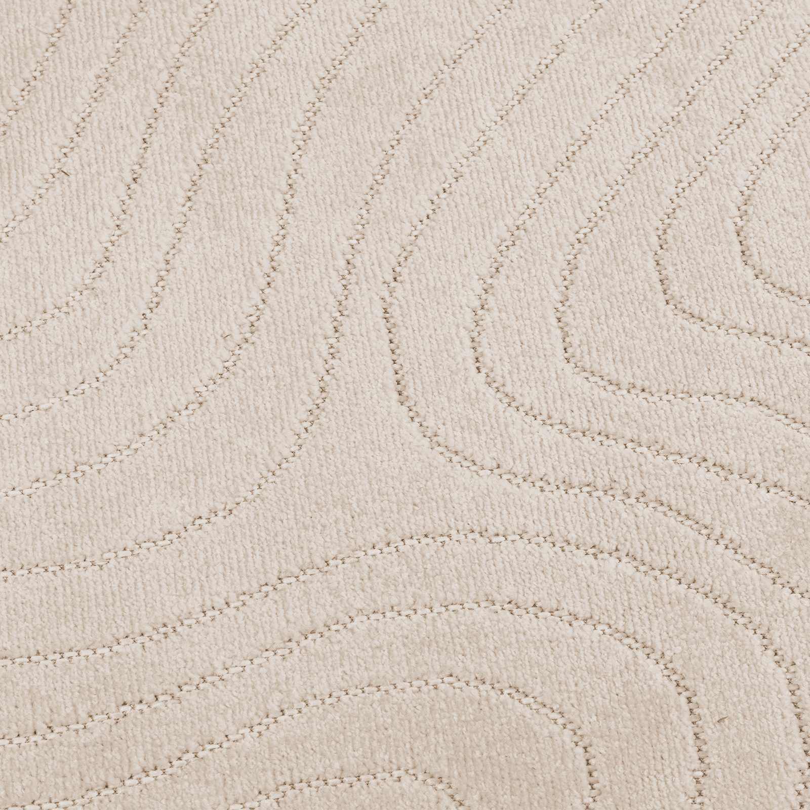Områdetæpper Firkantet PALMERAS Beige 240 x 240 cm Polyester