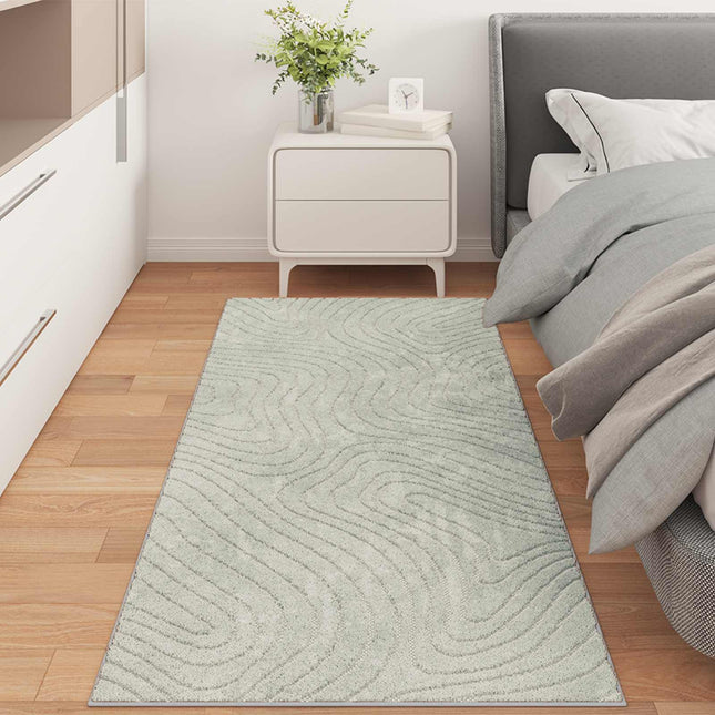 Indendørs og udendørs tæppe PALMERAS Grøn 80 x 150 cm Polyester