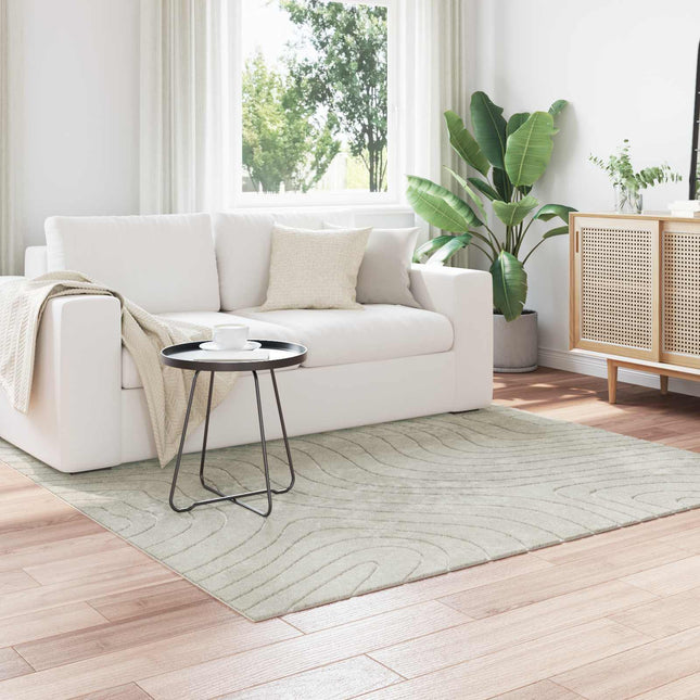 Indendørs og udendørs tæppe PALMERAS Grøn 200 x 200 cm