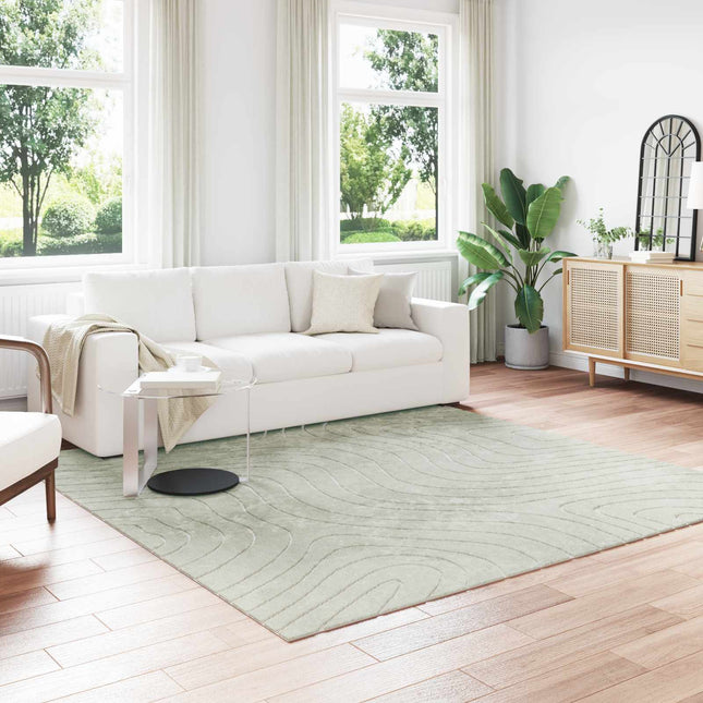 Indendørs og udendørs tæppe PALMERAS Grøn 240 x 240 cm