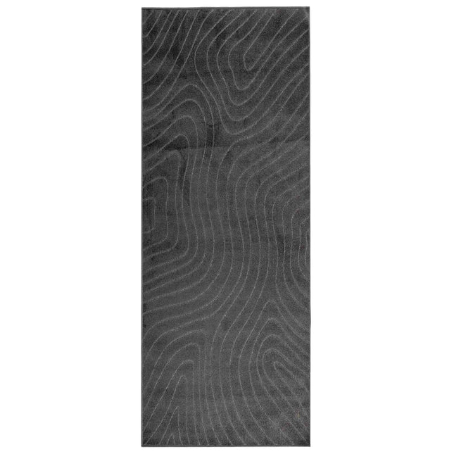Indendørs og udendørs tæppe PALMERAS Antracit 200 x 80 cm