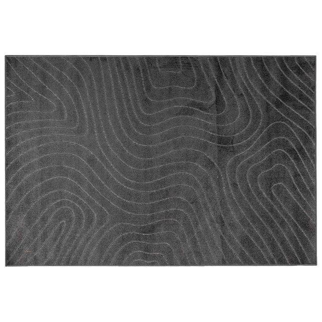 Indendørs og udendørs tæppe PALMERAS Antracit 170 x 120 cm