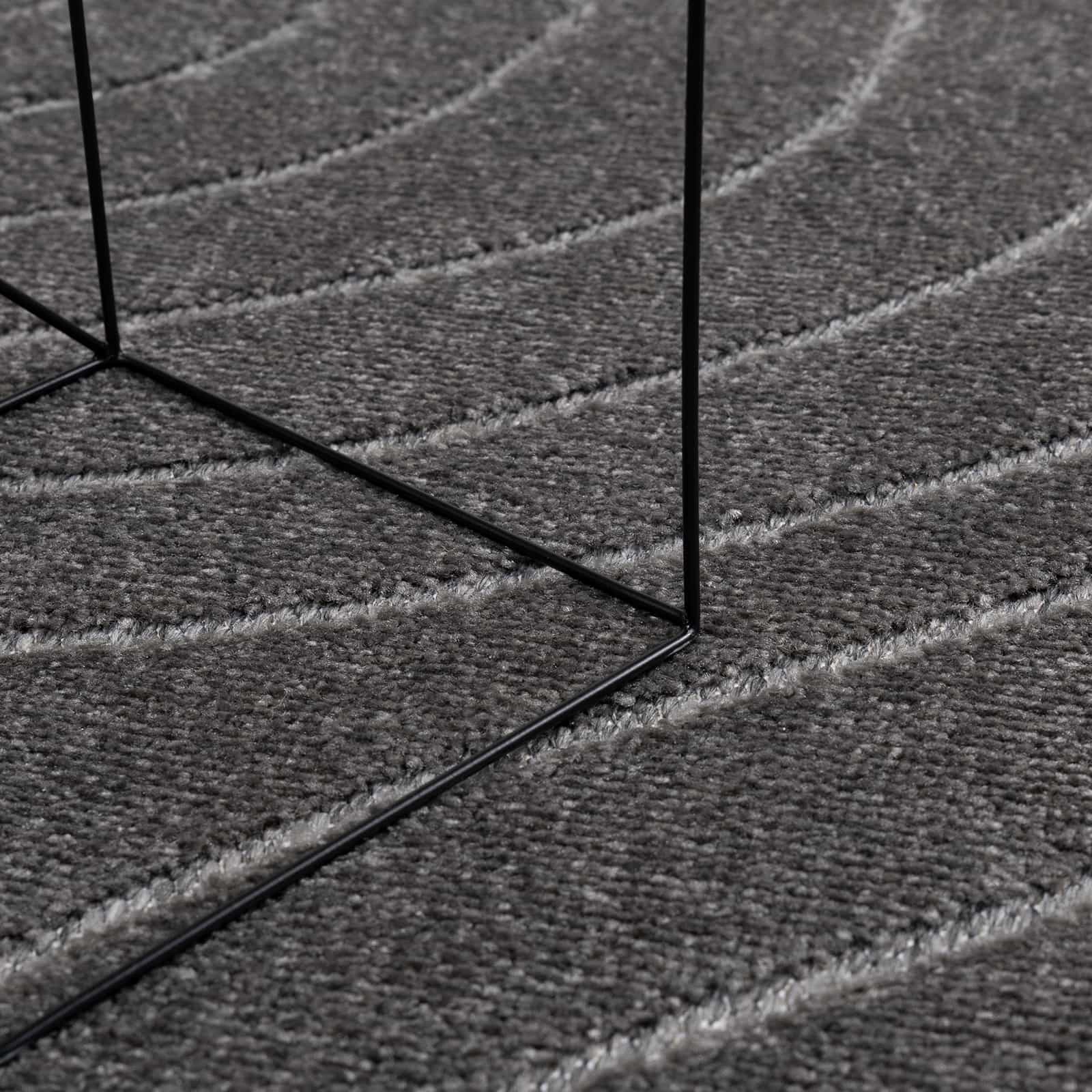 Områdetæpper PALMERAS Antracit 200 x 140 cm Polyester