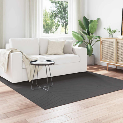 Områdetæpper Firkantet PALMERAS Antracit 200 x 200 cm Polyester