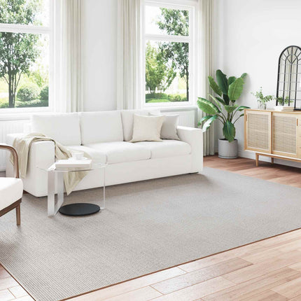 Områdetæpper Rektangulær LUGO Creme 340 x 240 cm Polyester