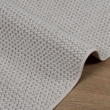 Områdetæpper Firkantet LUGO Creme 200 x 200 cm Polyester