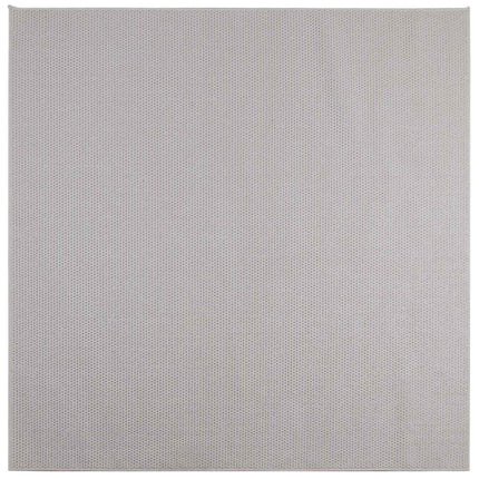 Områdetæpper Firkantet LUGO Creme 200 x 200 cm Polyester