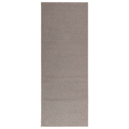 Indendørs tæppe LUGO Gråbrun 80 x 200 cm Polyester