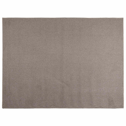 Områdetæpper Rektangulær LUGO Gråbrun 140 x 200 cm Polyester