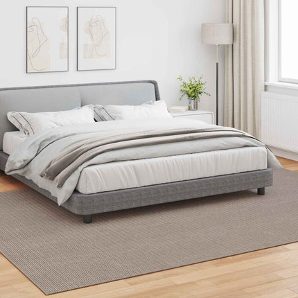 Indendørs tæppe LUGO Gråbrun 240 x 340 cm Polyester