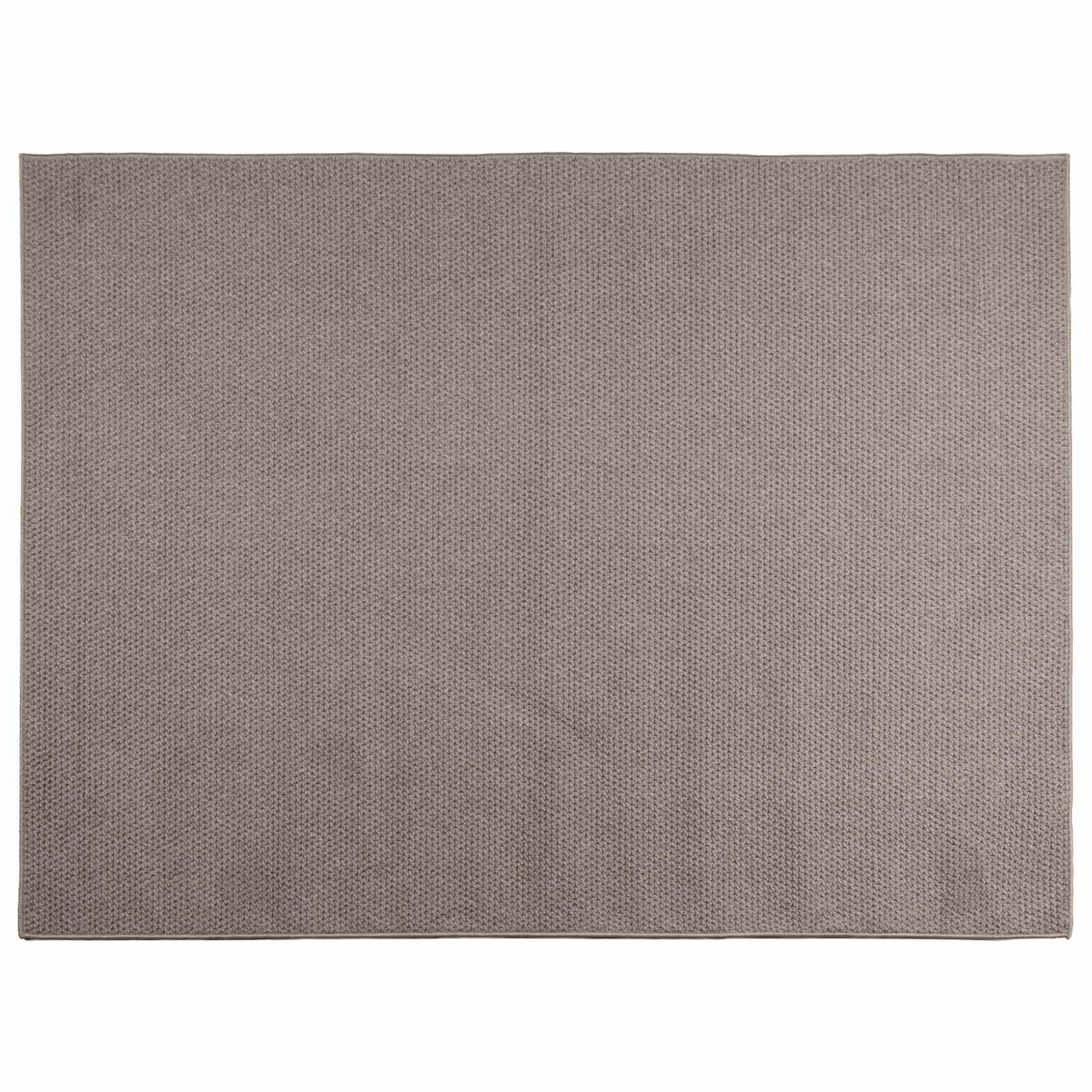 Områdetæpper Rektangulær LUGO Gråbrun 240 x 340 cm Polyester