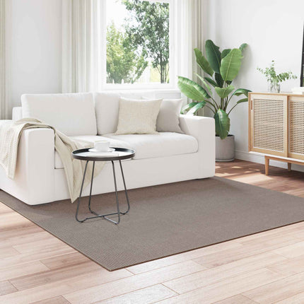 Indendørs tæppe LUGO Gråbrun 120 x 120 cm Polyester