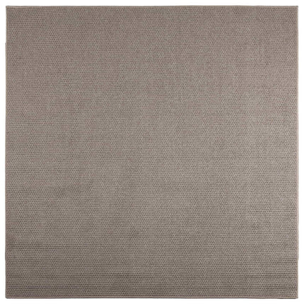 Indendørs tæppe LUGO Gråbrun 120 x 120 cm Polyester