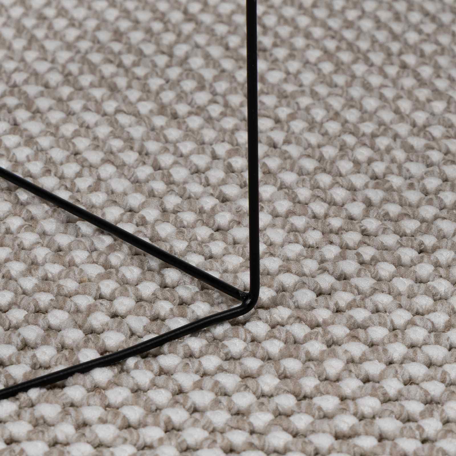 Områdetæpper LUGO Creme og Taupe 230 x 160 cm Polyester