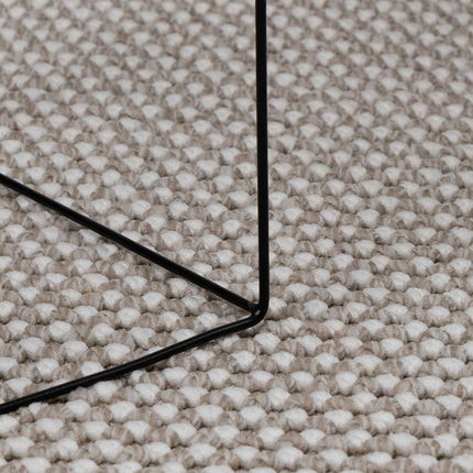 Områdetæpper LUGO Creme og Taupe 340 x 240 cm Polyester