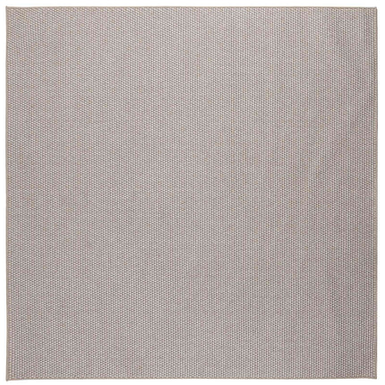 Områdetæpper LUGO Creme og Taupe 120 x 120 cm Polyester