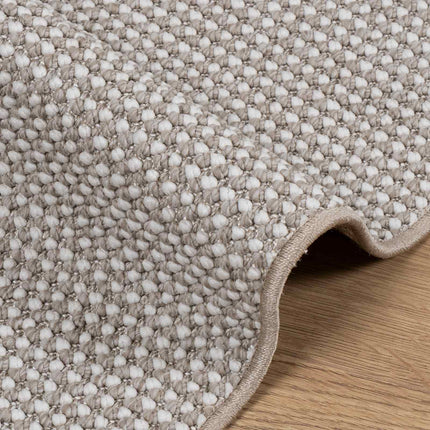 Områdetæpper LUGO Creme og Taupe 200 x 200 cm Polyester