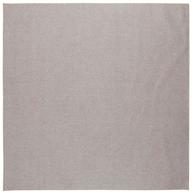 Områdetæpper LUGO Creme og Taupe 240 x 240 cm Polyester