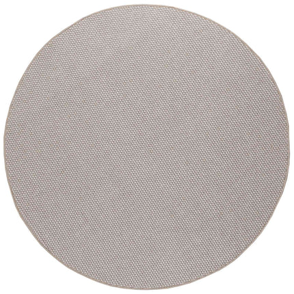 Områdetæpper Rund LUGO Creme og Taupe Ø 200 CM Polyester